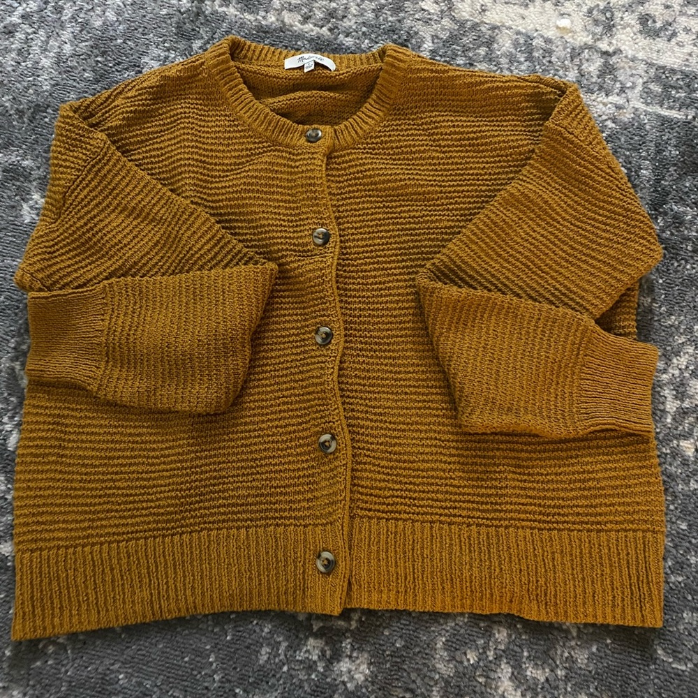 Rustic brown cardigan